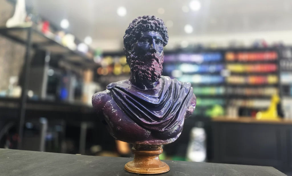 Buste de Marc Aurèle imprimé en 3D