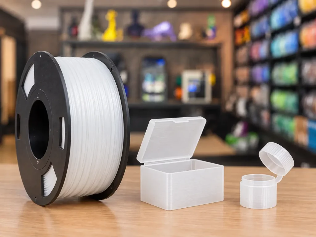 Filament PP pour pièces clipsables et charnières souples