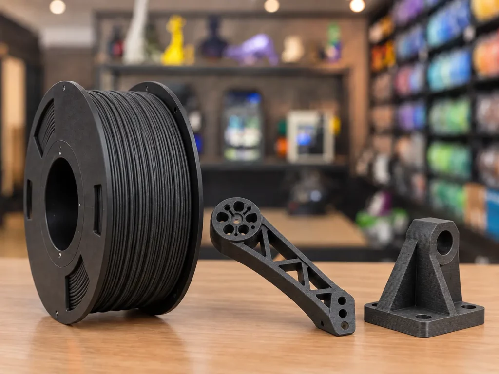 Filament renforcé en fibre de carbone pour pièces techniques