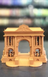 Monument grec reproduit en impression 3D