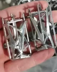 Boutons de manchette ajourés imprimés en 3D