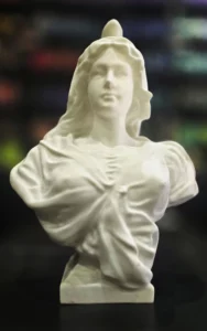 Buste de Marianne, vue de profil