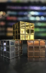 Trio de cubes casse-tête imprimés en 3D