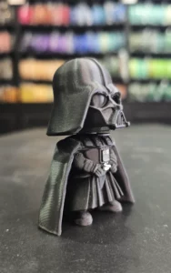 Figurine de chevalier noir, autre vue