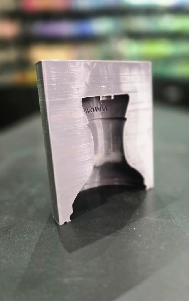 Moule imprimé en 3D pour la reproduction d'un pommeau