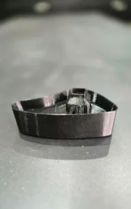 Pied rehausseur noir imprimé en 3D pour imprimante
